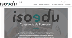 Desktop Screenshot of isoedu.es